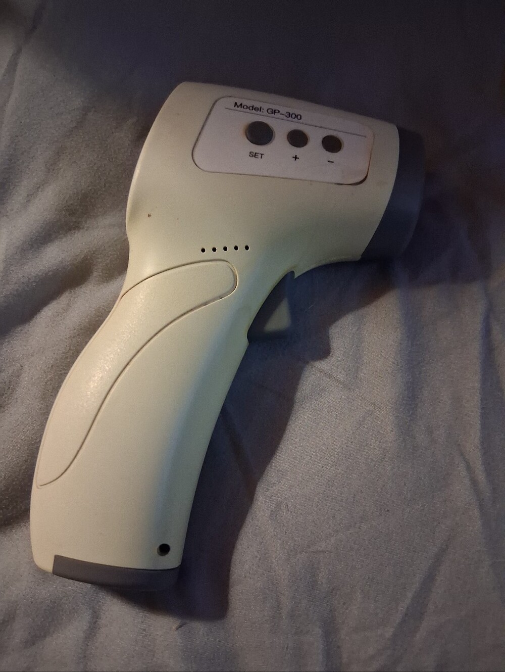 White Handheld Infrared Thermometer (Model GP-300)